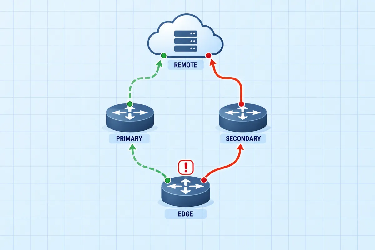 BGP Policy: The Wrong Provider Is Carrying the Traffic: BGP policy troubleshooting scenario topology