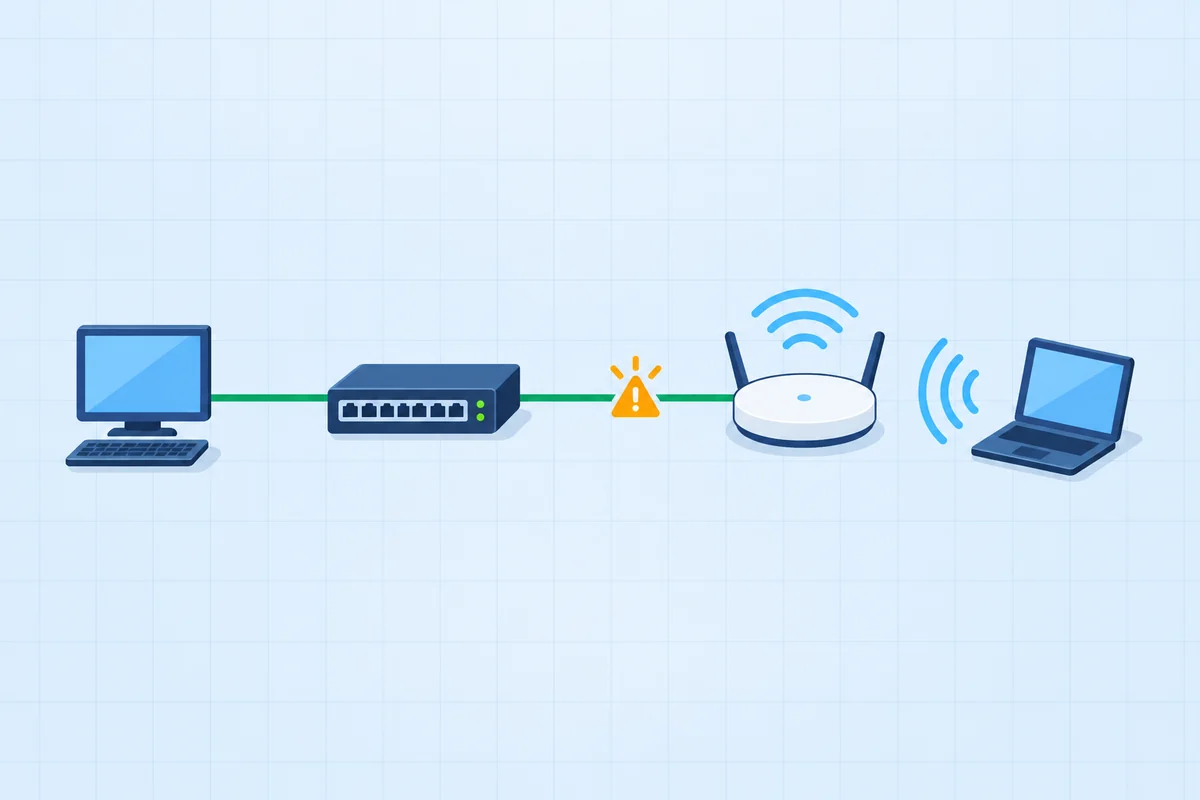 A+ Core 1 networking PBQ: switch, access point and workstation